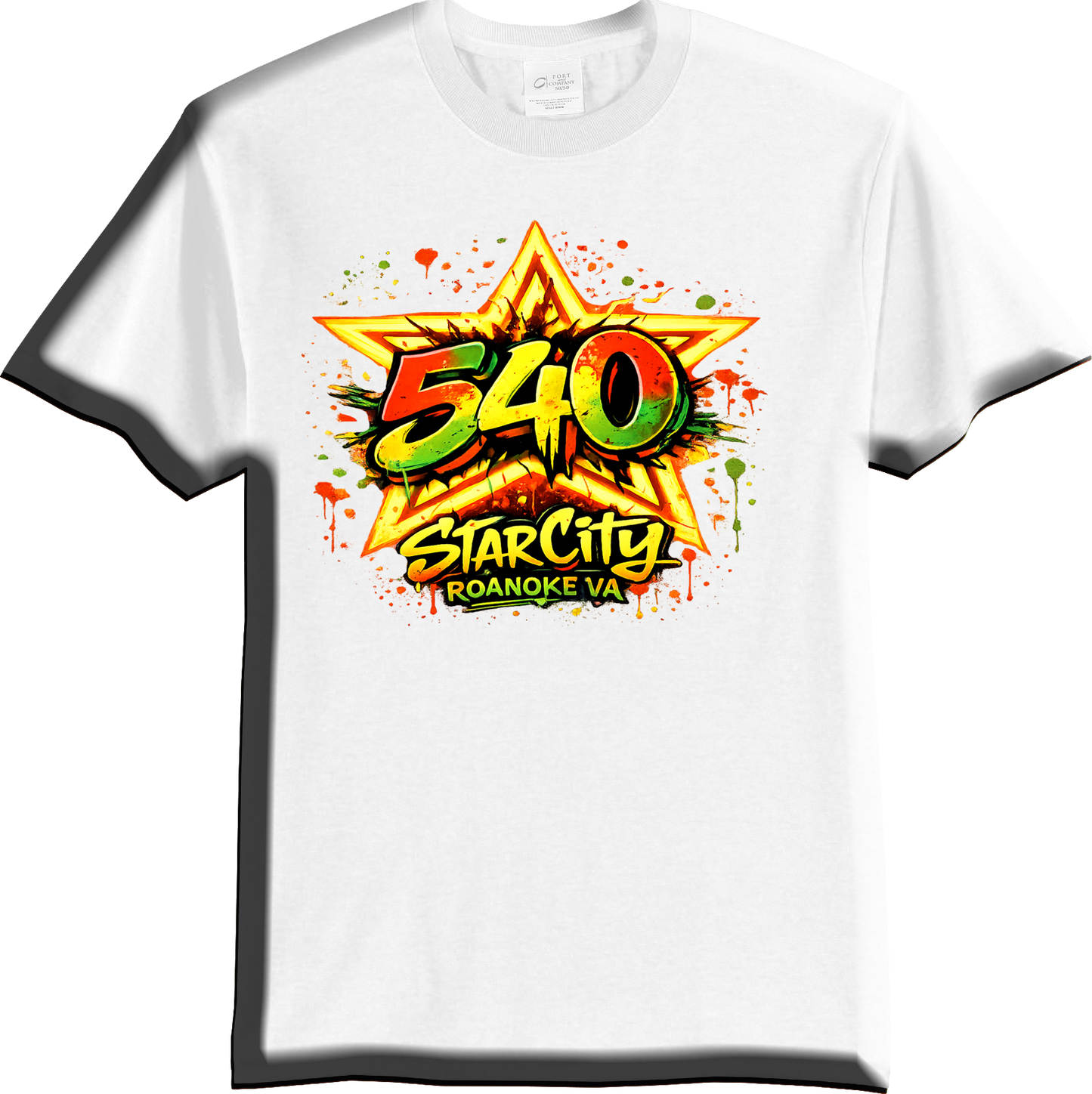 540 Star City” SS T-SHIRT WHITE